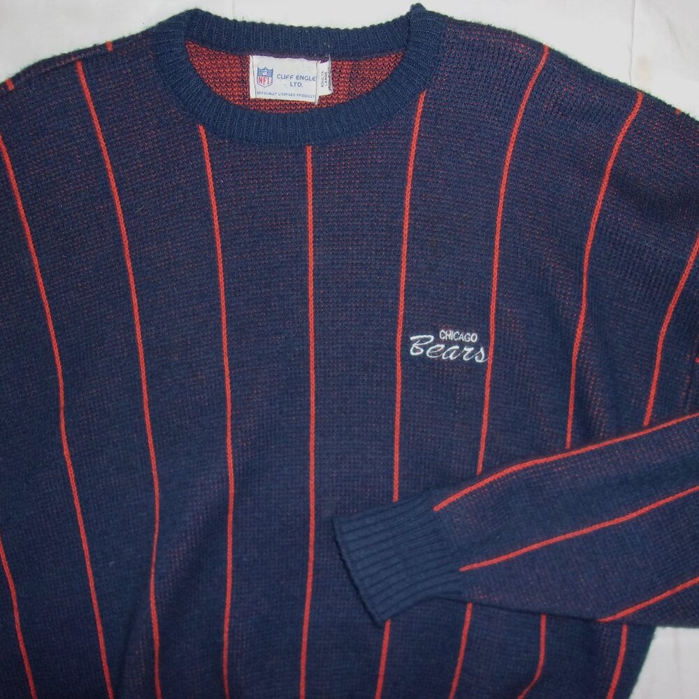 RARE Cliff Engle  Men's Vintage Chicago Bears Sweater